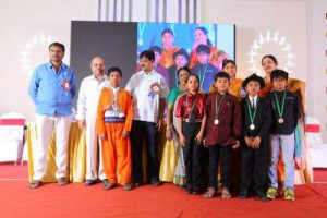 Medals presented to Olympiad winners 